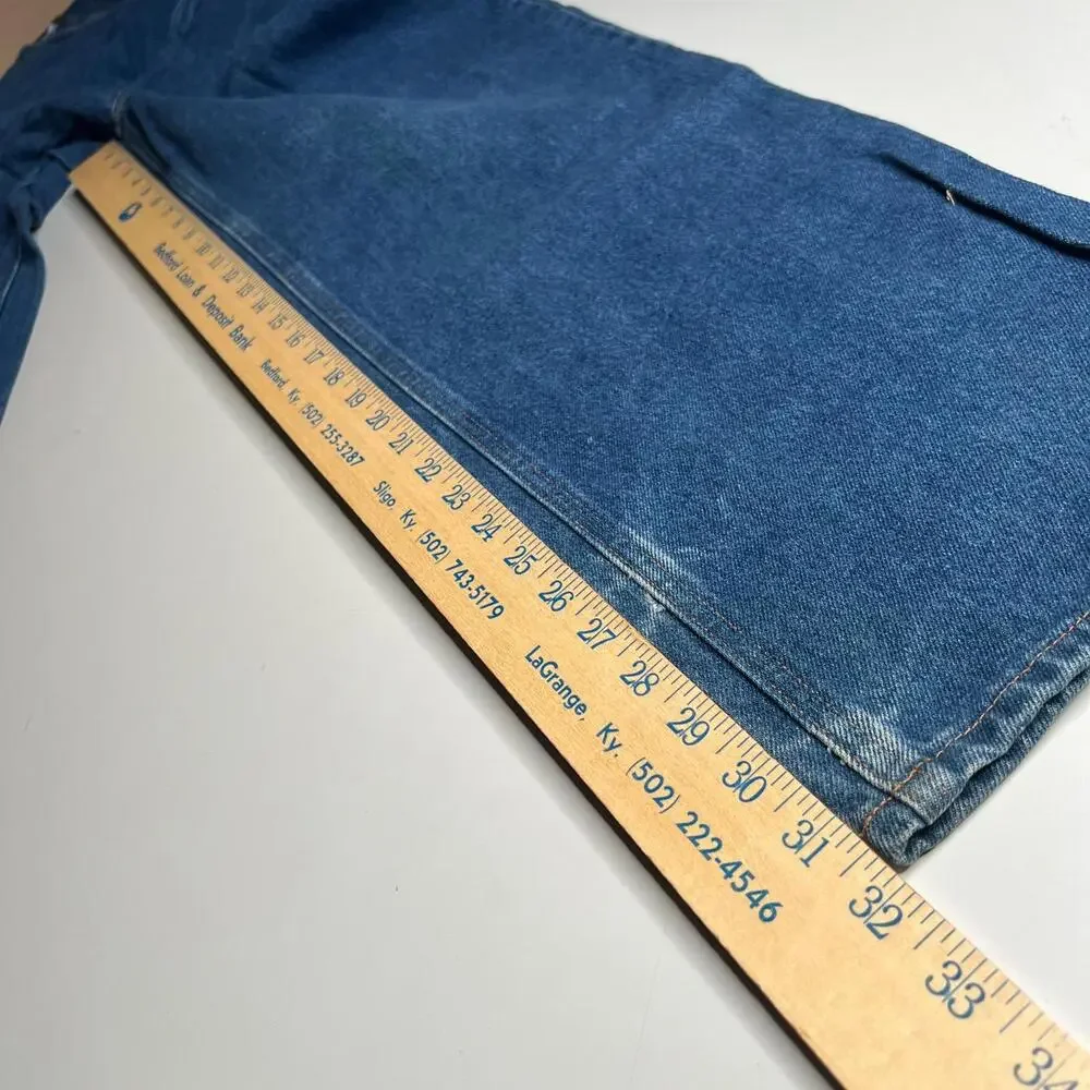 Carhartt Relaxed Fit Blue Denim Jeans 36x32 Mexico Heavyweight Workwear‎